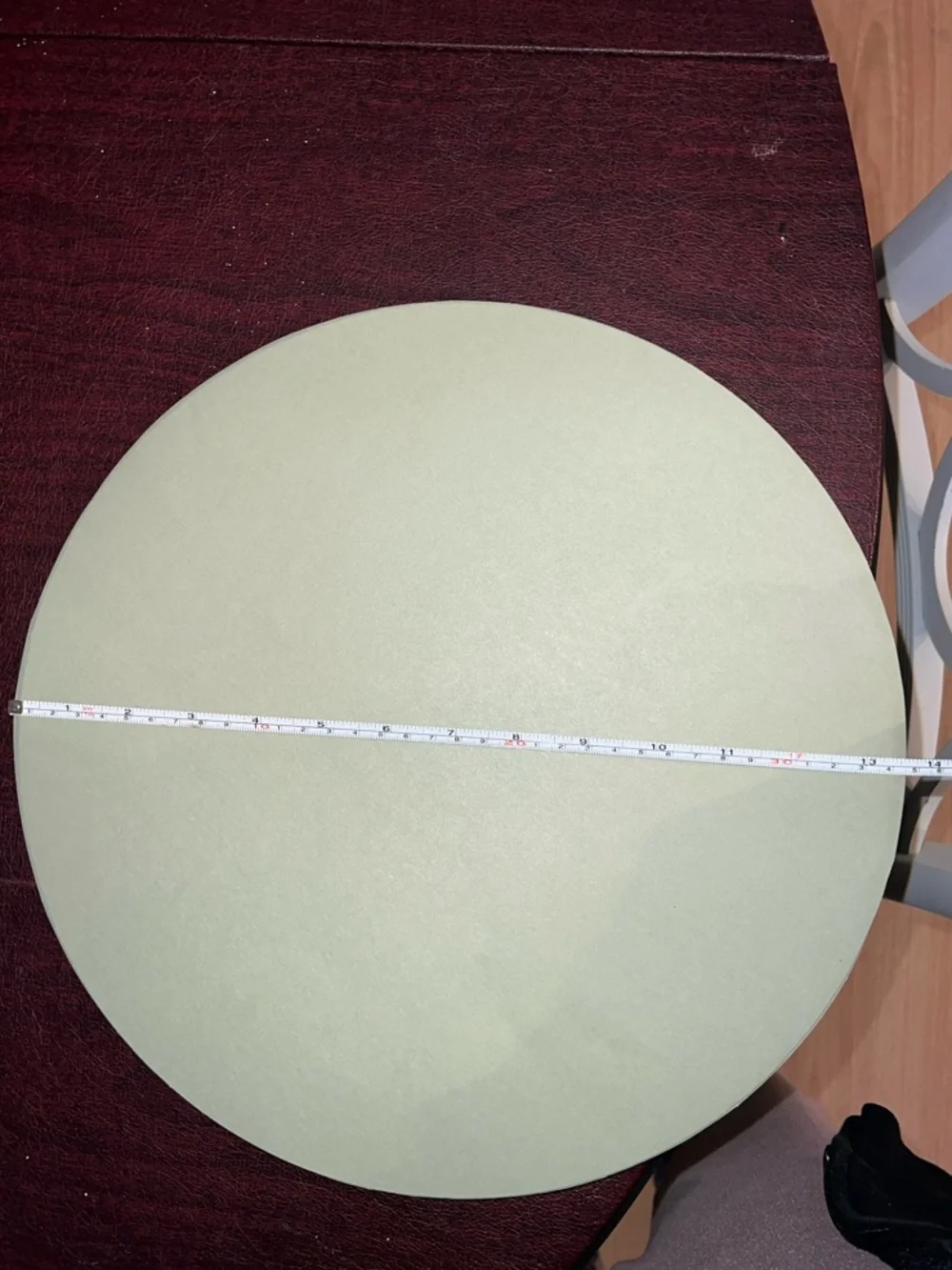 Sage Green Round Paper Placemats